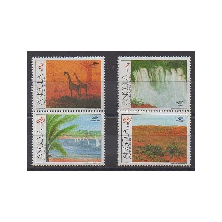 Acheter cette série de timbres d'Angola de l'année 1991 (No 824/827).