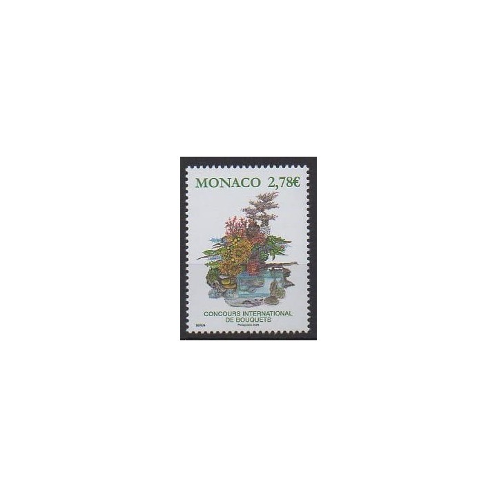 Buy this stamp of Monaco of the year 2025 (Concours de bouquets).