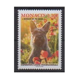 Acheter ce timbre de Monaco de l'année 2025 (Berger de Picardie).