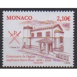 Monaco - 2025 - Nb 3480 - Churches