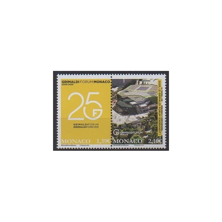 Buy this set of stamps of Monaco of the year 2025 (Nb 3475/3476).