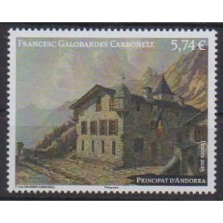 Buy this stamp of French Andorra of the year 2025 (Francesc Galobardes Carbonell).