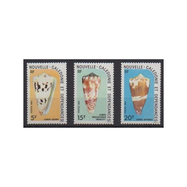 Buy this set of stamps of New Caledonia of the year 1984 (Nb 481/483).
