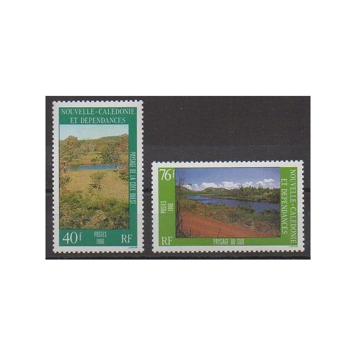 Acheter cette série de timbres de Nouvelle-Calédonie de l'année 1986 (No 525/526).