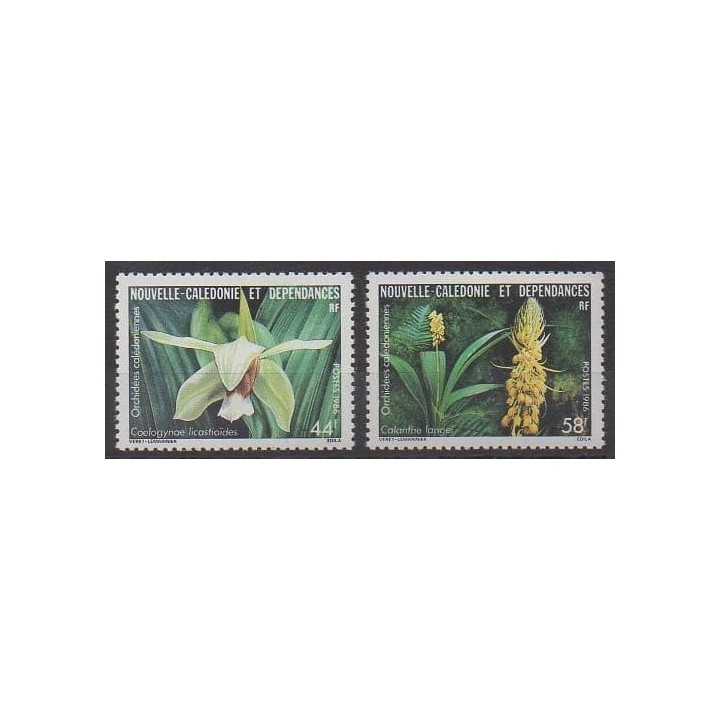 Buy this set of stamps of New Caledonia of the year 1986 (Nb 520/521).
