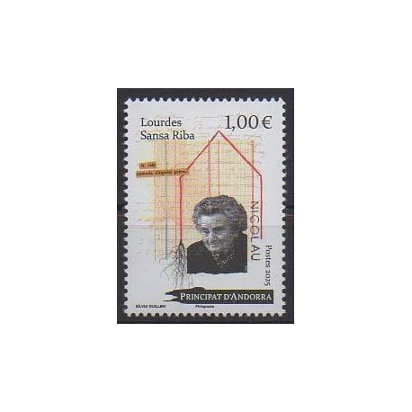 French Andorra - 2025 - Nb 923 - Celebrities