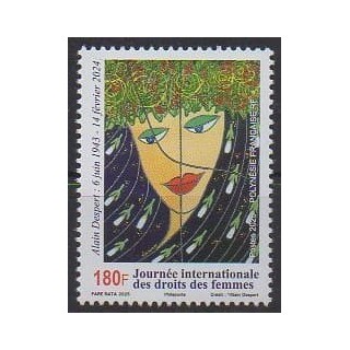Acheter ce timbre de Polynésie de l'année 2025 (Droits des femmes).