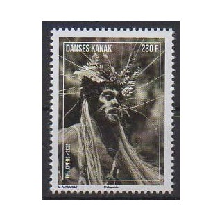 Acheter ce timbre de Nouvelle-Calédonie de l'année 2025 (Danses Kanak).