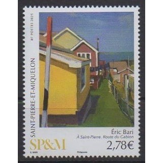 Acheter ce timbre de Saint-Pierre et Miquelon de l'année 2025 (Eric Bari).