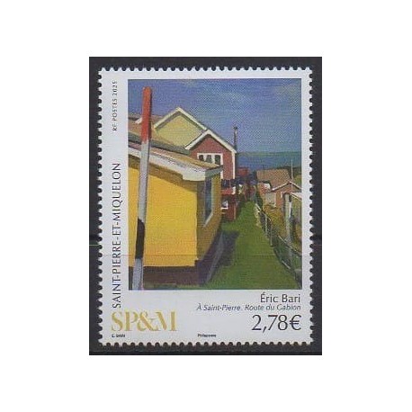 Saint-Pierre and Miquelon - 2025 - Nb 1354 - Paintings