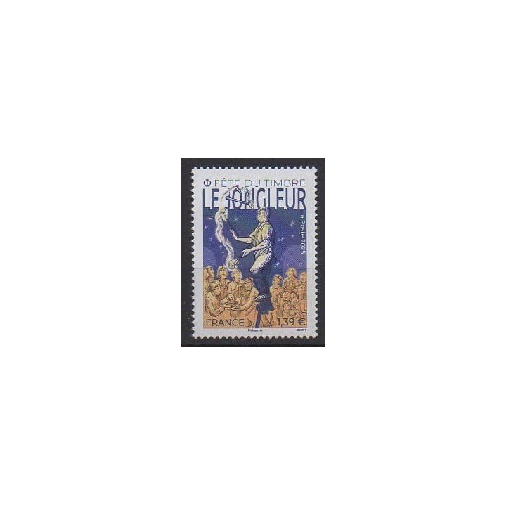 Buy this stamp of France of the year 2025 (Le jongleur).