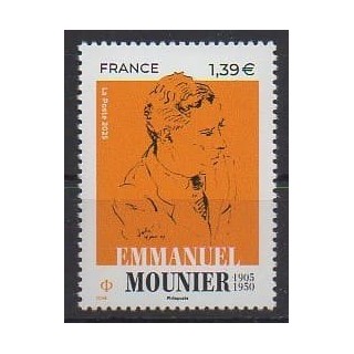 Acheter ce timbre de France de l'année 2025 (Emmanuel Mounier).