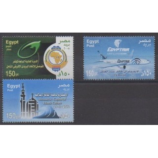 Buy this set of stamps of Egypt of the year 2008 (Nb 1994/1996).