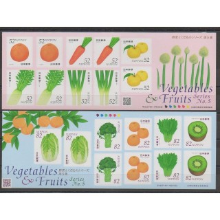 Stamps - Japan - 2015 - Nb F7349-F7354 - Fruits