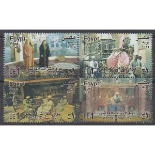 Acheter cette série de timbres d'Égypte de l'année 2014 (No 2149/2152).