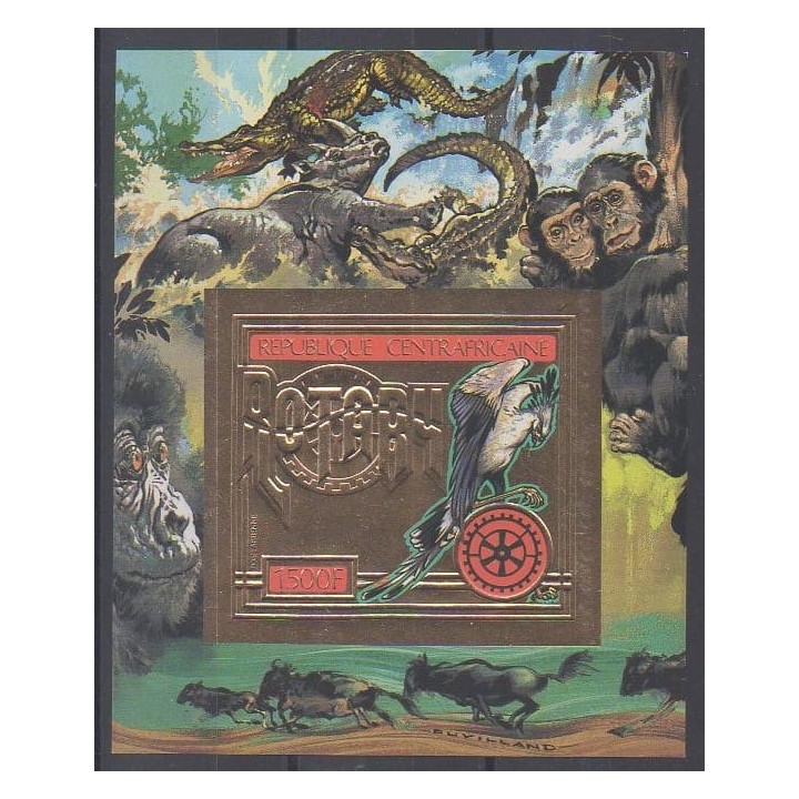 Buy this souvenir sheet  of Central African Republic of the year 1982 (Nb BF doré ND).