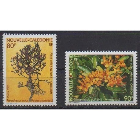 New Caledonia - 1989 - Nb 574/575 - Flora