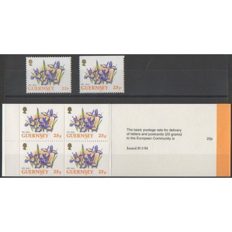 Guernesey - 1994 - No 642/642a - C642a - Fleurs