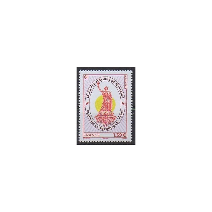 Buy this stamp of France of the year 2025 (La place de la république).