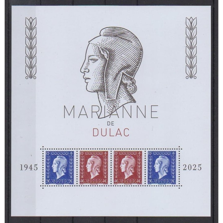Acheter ce timbre de France de l'année 2025 (Marianne de Dulac).