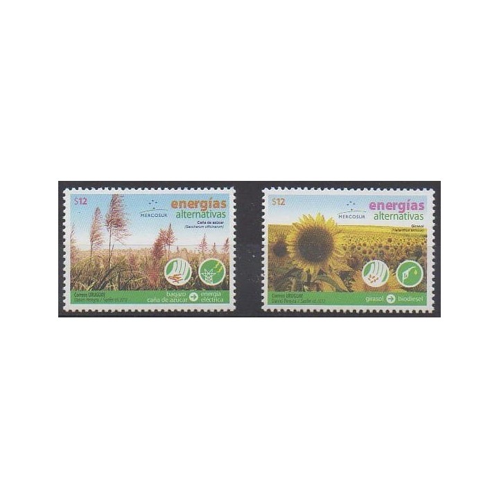 Acheter cette série de timbres d'Uruguay de l'année 2012 (No 2576/2577).