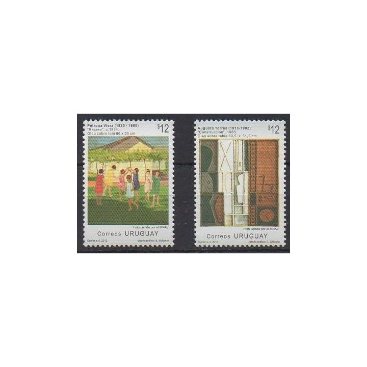 Buy this set of stamps of Uruguay of the year 2012 (Nb 2591/2592).