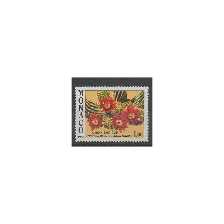 Timbres - Monaco  - 1982 - No 1339 - Fleurs