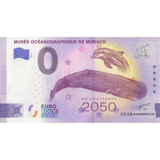 Billet souvenir touristique - 2025-5 - Musée océanographique de Monaco - Méditerranée 2050 - ()