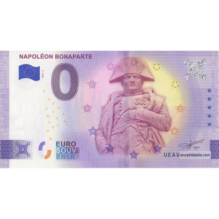 Billet souvenir touristique - 2025-4 - Napoléon Bonaparte - (Paris)
