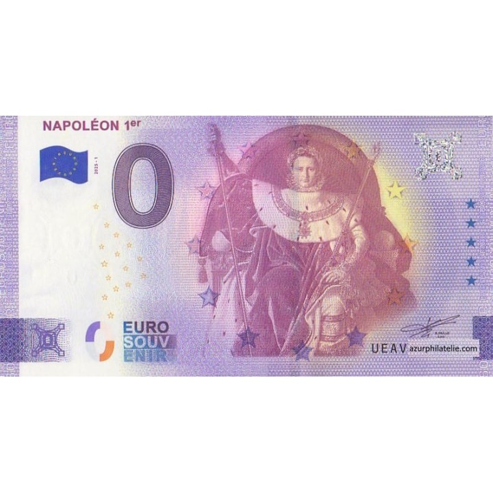 Billet souvenir touristique - 2025-1 - Napoléon 1er - (Paris)