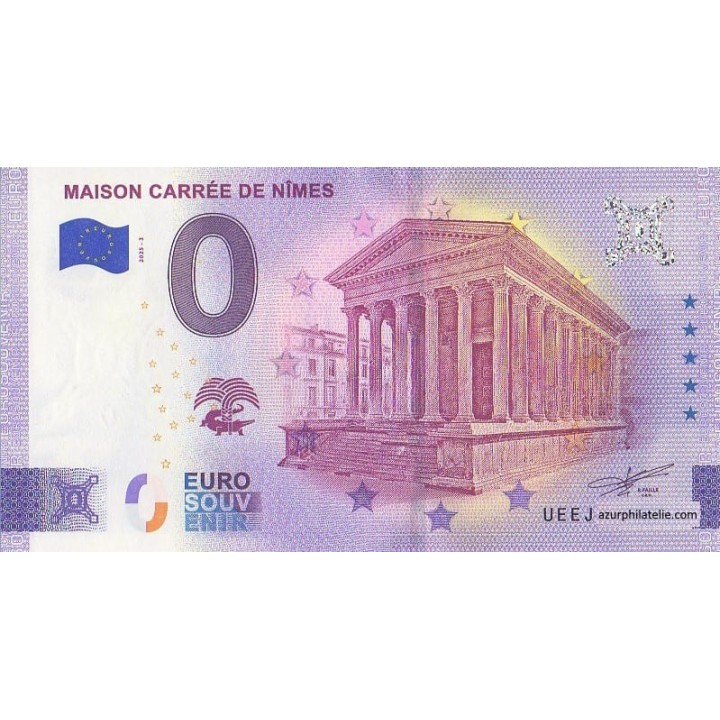 Euro banknote memory - 2025 - Maison carrée de Nîmes - (Gard)