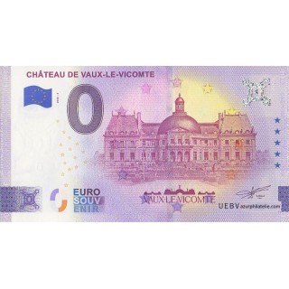 Billet souvenir touristique - 2025-5 - Château de Vaux-le-Vicomte - (Seine-et-Marne)
