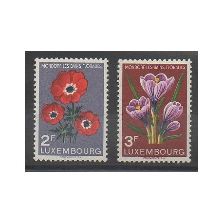 Luxembourg - 1956 - No 506/507 - Fleurs