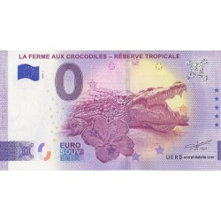 Billet souvenir - 26 - La ferme aux crocodiles - Réserve tropicale - 2025-1