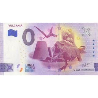 Billet souvenir touristique - 2025-7 - Vulcania- les animaux préhistoriques - (Puy-de-Dôme)