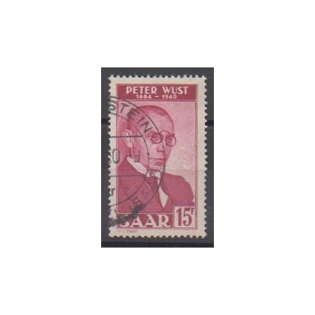 Sarre - 1950 - No 268 - Littérature - Oblitéré