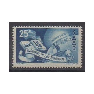 Buy this stamp of Saar of the year 1950 (Nb 277). - Mint hinged