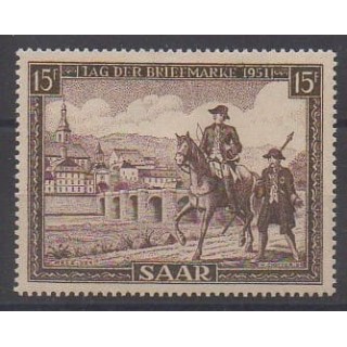 Buy this stamp of Saar of the year 1951 (Nb 291). - Mint hinged