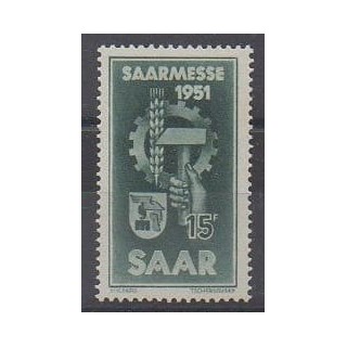 Acheter ce timbre de Sarre de l'année 1951 (No 293).