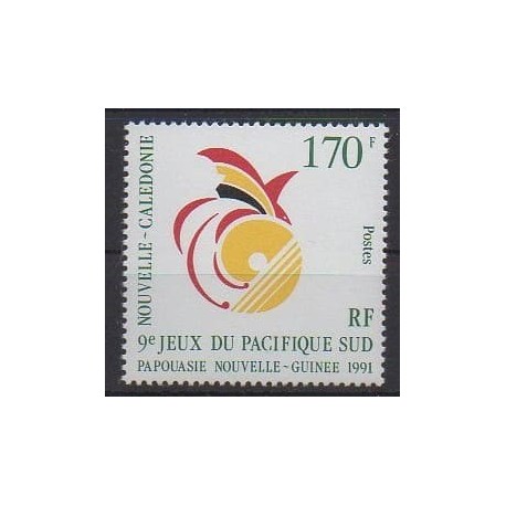 New Caledonia - 1991 - Nb 619 - Various sports