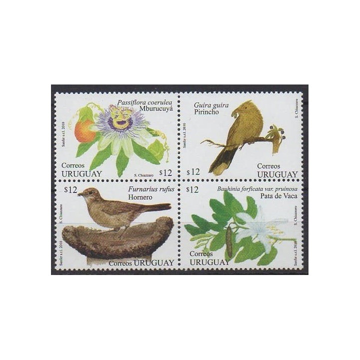 Acheter cette série de timbres d'Uruguay de l'année 2010 (No 2441/2444).