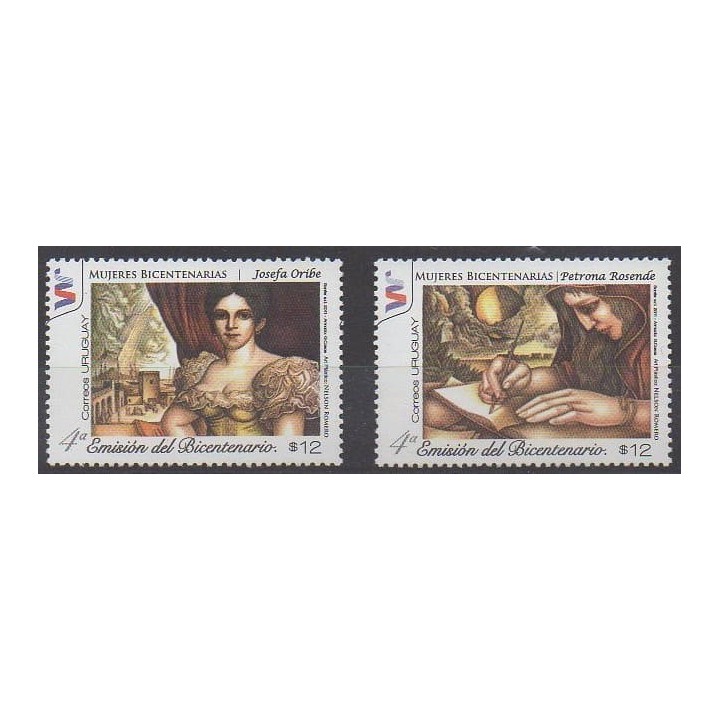 Acheter cette série de timbres d'Uruguay de l'année 2011 (No 2472/2473).