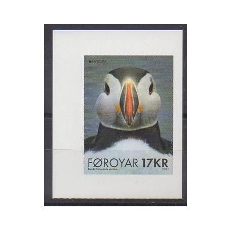 Faroe (Islands) - 2021 - Nb 1010 - Birds - Endangered species - WWF - Europa