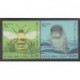 Cyprus - 2021 - Nb 1465a/1466a - Animals - Endangered species - WWF - Europa