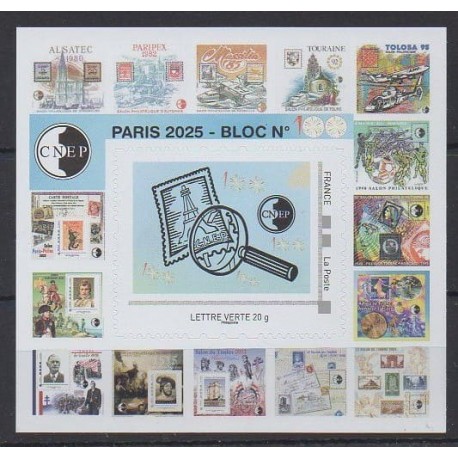 France - CNEP Sheets - 2025 - Nb CNEP 100 - Philately