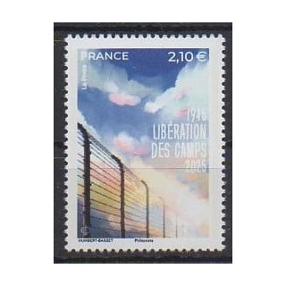 Buy this stamp of France of the year 2025 (Libération des camps).