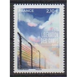 France - Poste - 2025 - Libération des camps - Seconde Guerre Mondiale