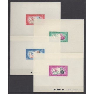 Buy this set of stamps of Laos of the year 1966 (Nb 142/145 - Epreuve de luxe).