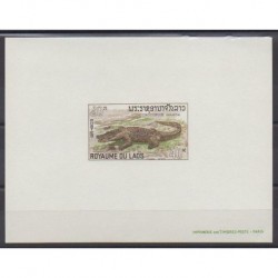Laos - 1967 - No 168 - Epreuve de luxe - Reptiles