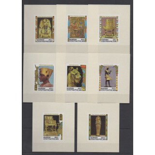 Buy these 8 souvenir sheets of Central African Republic of the year 1978 (Nb 354/361 BF ND). - Mint hinged